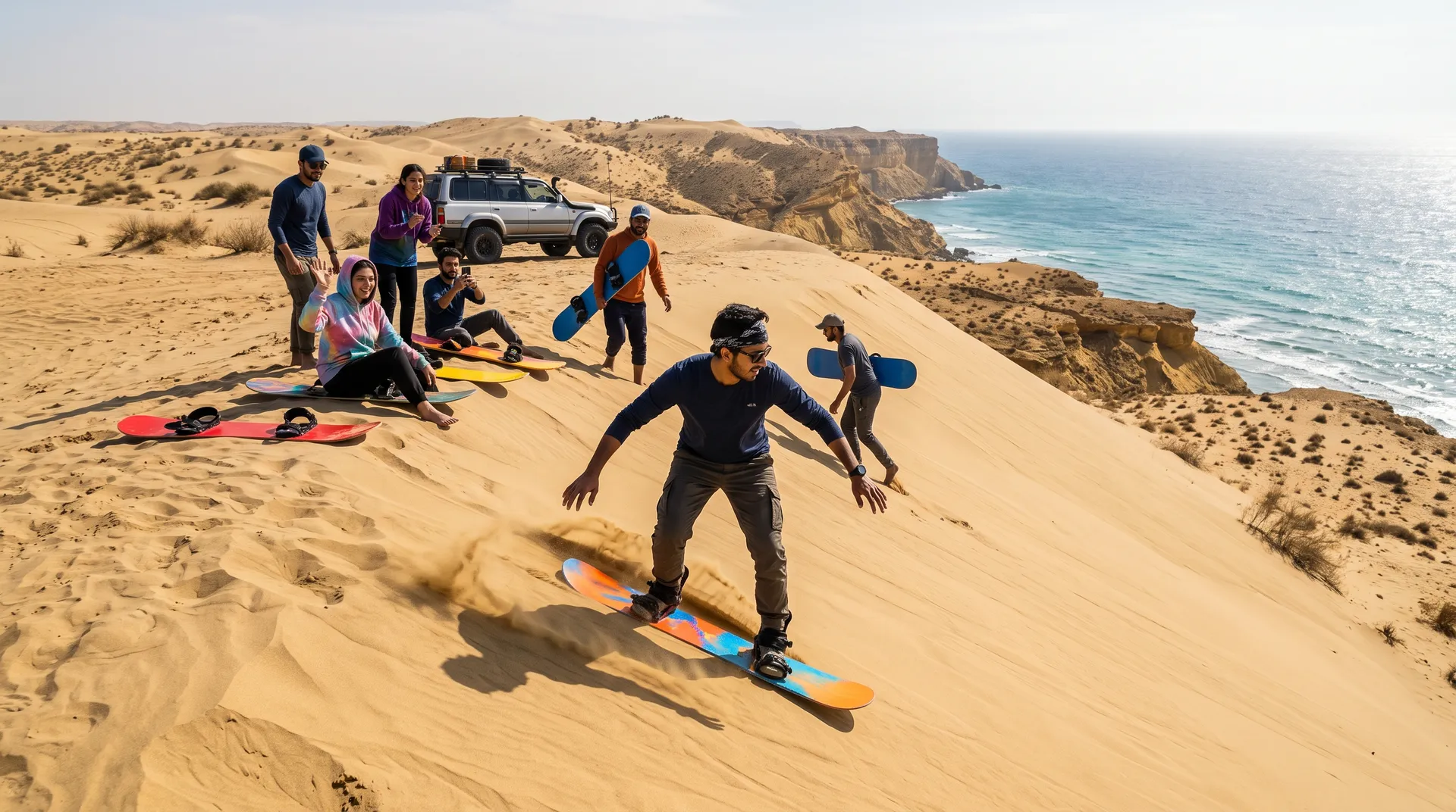 Dune Gliding & Sandboarding